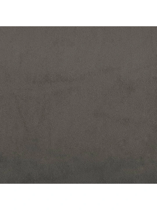 Galvūgalis su auselėmis, tamsiai pilkos,183x23x78/88cm, aksomas