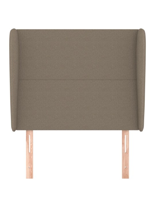 Galvūgalis su auselėmis, taupe, 83x23x118/128cm, audinys