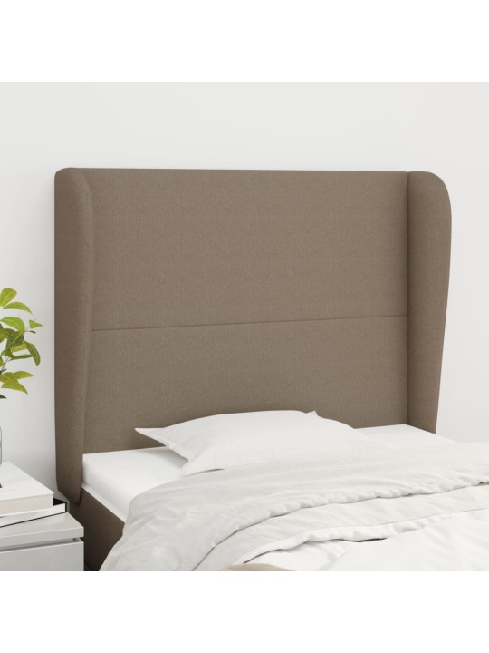 Galvūgalis su auselėmis, taupe, 103x23x118/128cm, audinys