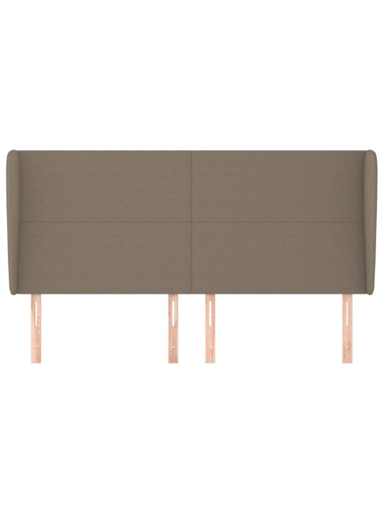 Galvūgalis su auselėmis, taupe, 163x23x118/128cm, audinys