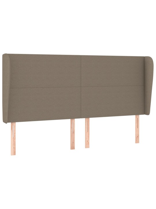 Galvūgalis su auselėmis, taupe, 183x23x118/128cm, audinys