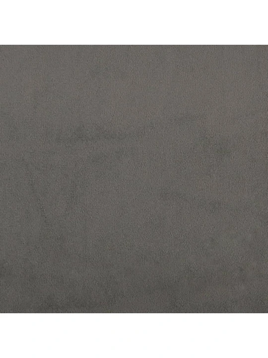 Galvūgalis su auselėmis, pilkas, 93x23x118/128cm, aksomas