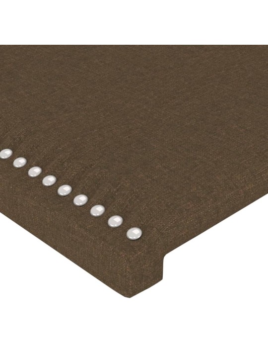 Galvūgalis su auselėmis, rudas, 93x23x118/128cm, audinys