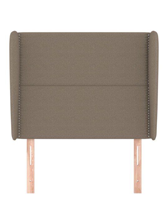 Galvūgalis su auselėmis, taupe, 103x23x118/128cm, audinys