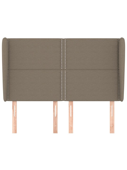 Galvūgalis su auselėmis, taupe, 147x23x118/128cm, audinys
