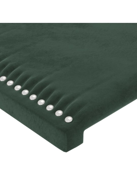 Galvūgalis su auselėmis, žalias, 83x23x118/128cm, aksomas