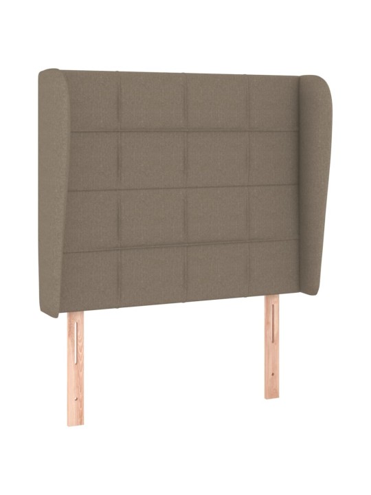 Galvūgalis su auselėmis, taupe, 93x23x118/128cm, audinys