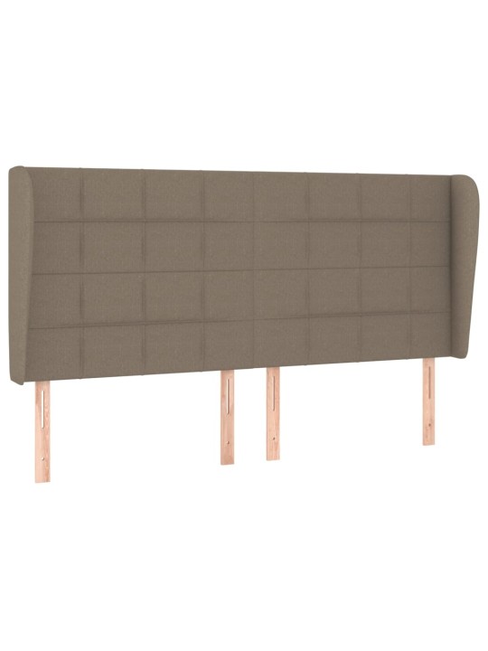 Galvūgalis su auselėmis, taupe, 183x23x118/128cm, audinys