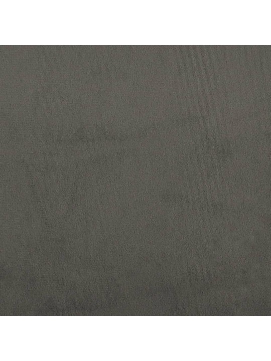 Galvūgalis su auselėmis, juodas, 163x23x118/128cm, aksomas