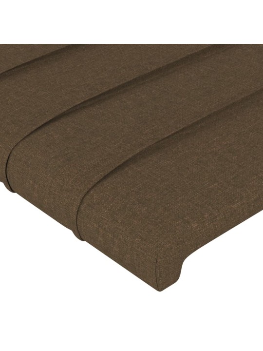 Galvūgalis su auselėmis, rudas, 83x23x118/128cm, audinys
