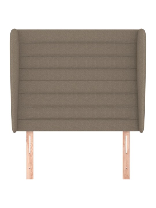 Galvūgalis su auselėmis, taupe, 83x23x118/128cm, audinys