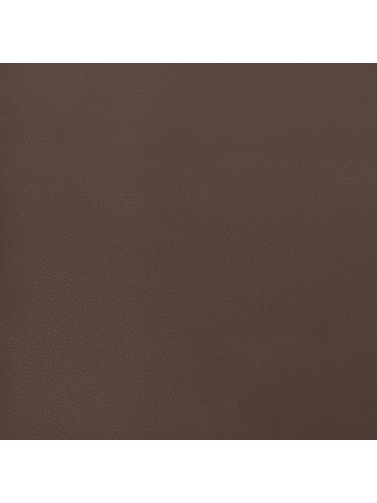 Galvūgalis su auselėmis, rudas, 103x23x118/128cm, audinys
