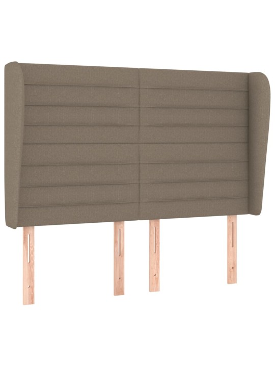 Galvūgalis su auselėmis, taupe, 147x23x118/128cm, audinys