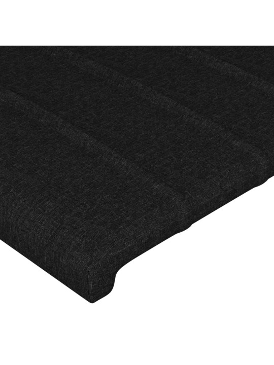 Galvūgalis su auselėmis, juodas, 103x23x118/128cm, audinys