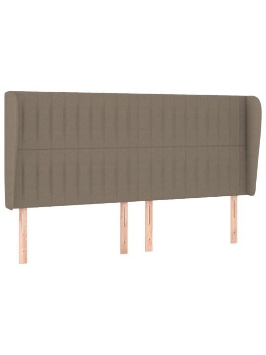 Galvūgalis su auselėmis, taupe, 183x23x118/128cm, audinys