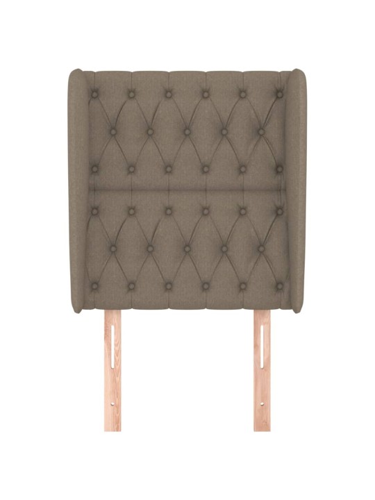 Galvūgalis su auselėmis, taupe, 83x23x118/128cm, audinys