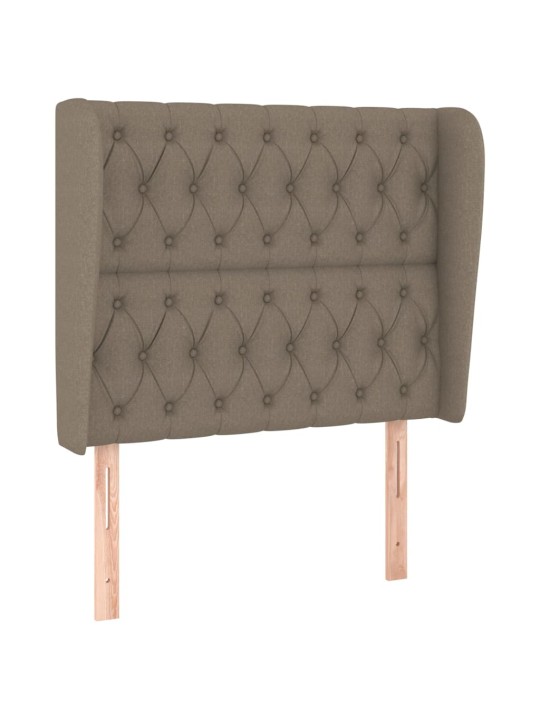 Galvūgalis su auselėmis, taupe, 103x23x118/128cm, audinys