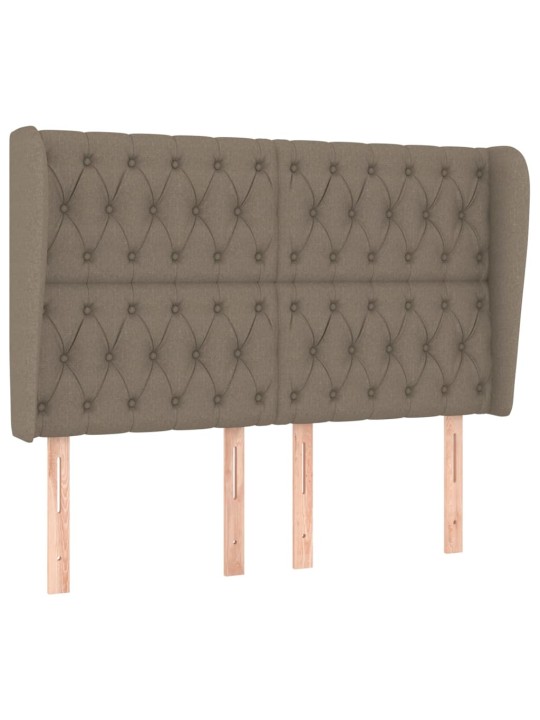 Galvūgalis su auselėmis, taupe, 163x23x118/128cm, audinys