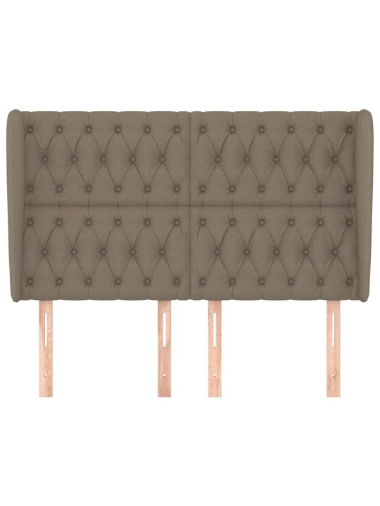 Galvūgalis su auselėmis, taupe, 163x23x118/128cm, audinys