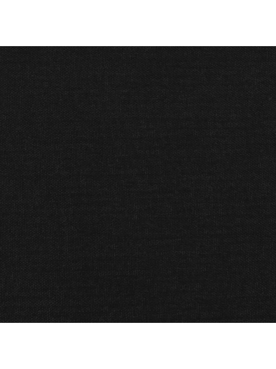 Galvūgalis su auselėmis, juodas, 203x23x118/128cm, audinys