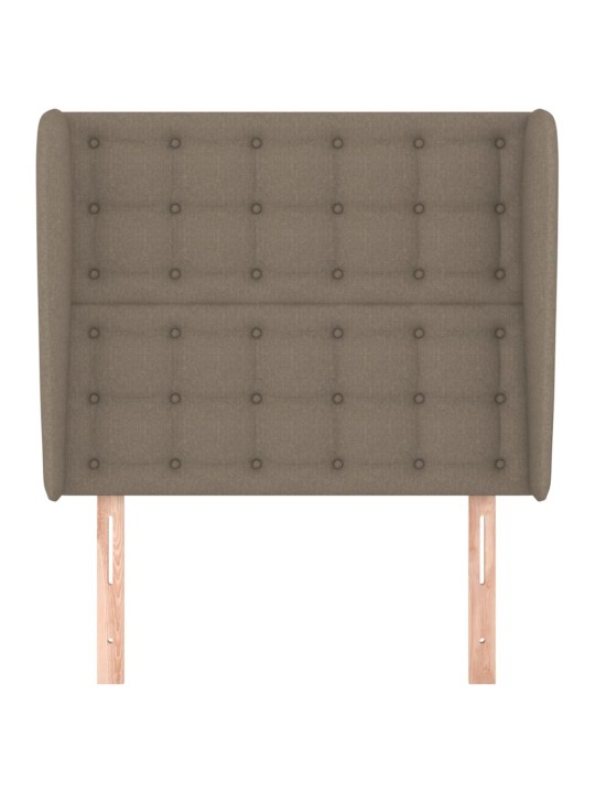 Galvūgalis su auselėmis, taupe, 83x23x118/128cm, audinys