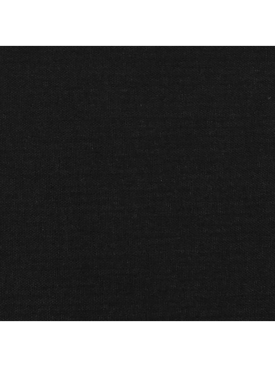 Galvūgalis su auselėmis, juodas, 147x23x118/128cm, audinys