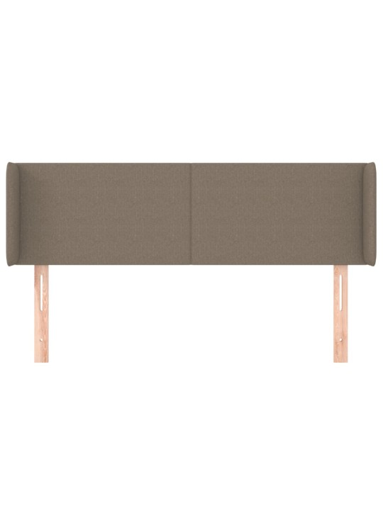 Galvūgalis su auselėmis,taupe spalvos,147x16x78/88cm, audinys