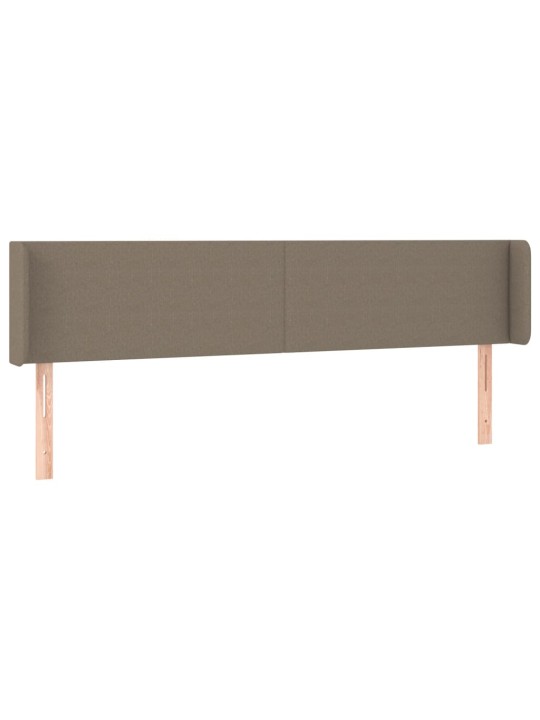 Galvūgalis su auselėmis, taupe spalvos,183x16x78/88cm, audinys
