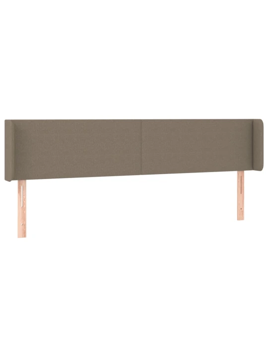 Galvūgalis su auselėmis, taupe spalvos,203x16x78/88cm, audinys