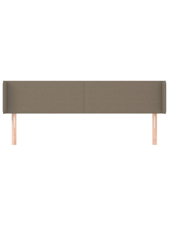 Galvūgalis su auselėmis, taupe spalvos,203x16x78/88cm, audinys