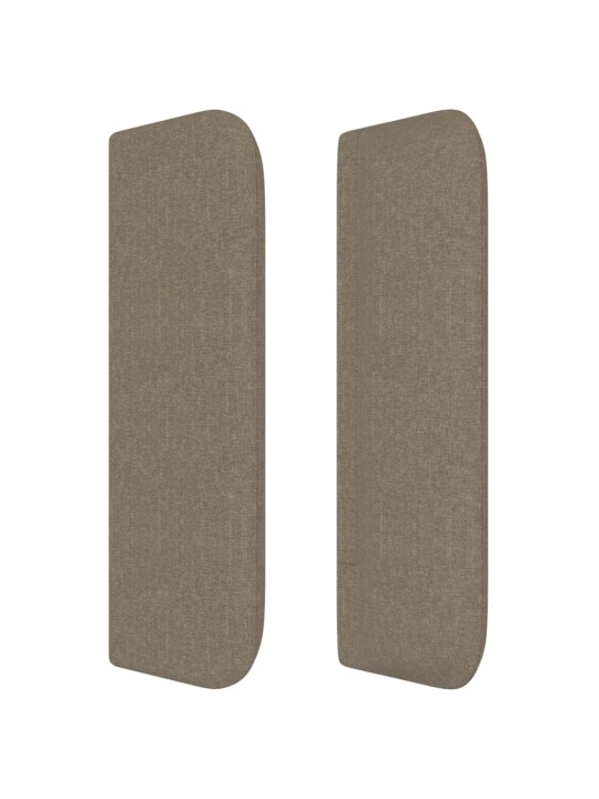 Galvūgalis su auselėmis, taupe spalvos,203x16x78/88cm, audinys