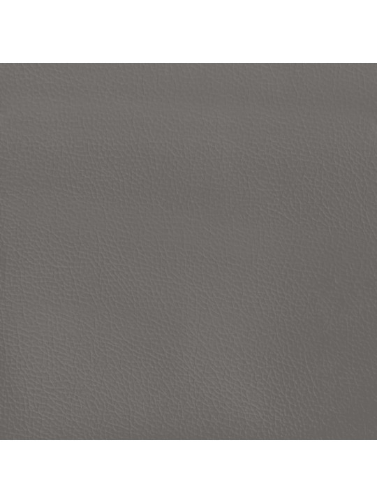 Galvūgalis su auselėmis, pilkos,203x16x78/88cm, dirbtinė oda