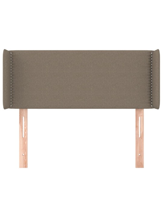 Galvūgalis su auselėmis,taupe spalvos,93x16x78/88cm, audinys