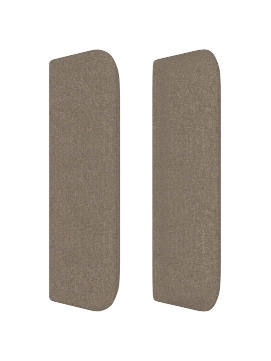 Galvūgalis su auselėmis,taupe spalvos,93x16x78/88cm, audinys