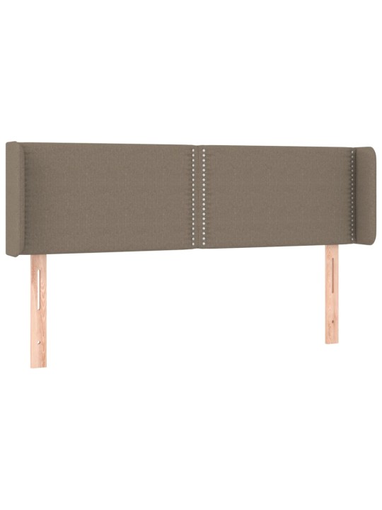 Galvūgalis su auselėmis,taupe spalvos,147x16x78/88cm, audinys
