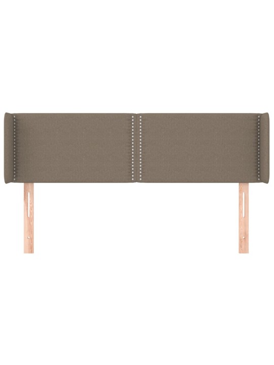 Galvūgalis su auselėmis,taupe spalvos,147x16x78/88cm, audinys