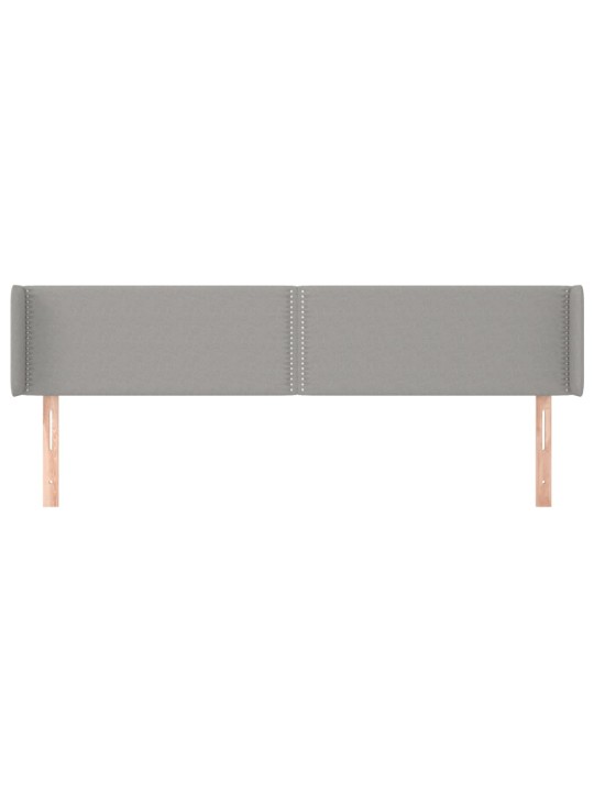 Galvūgalis su auselėmis,šviesiai pilkos,203x16x78/88cm, audinys