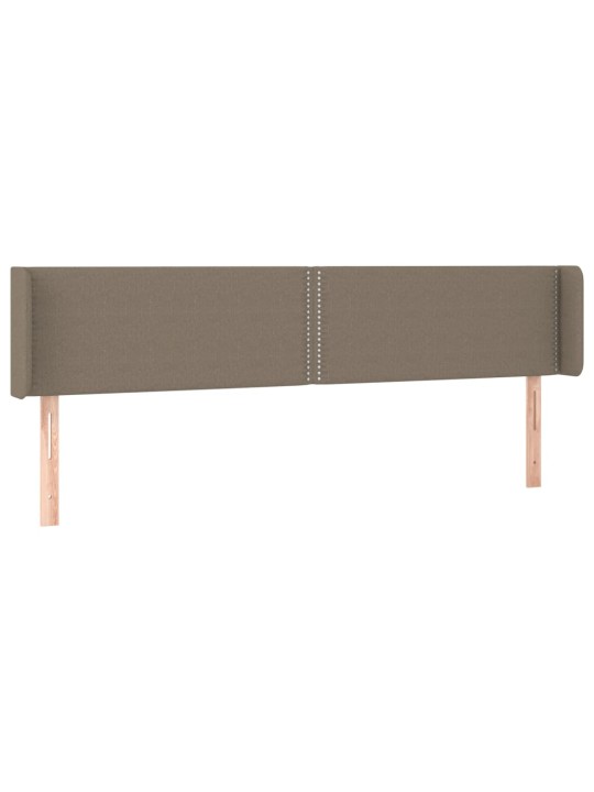 Galvūgalis su auselėmis, taupe spalvos,203x16x78/88cm, audinys