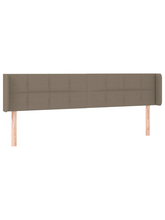 Galvūgalis su auselėmis, taupe spalvos,183x16x78/88cm, audinys