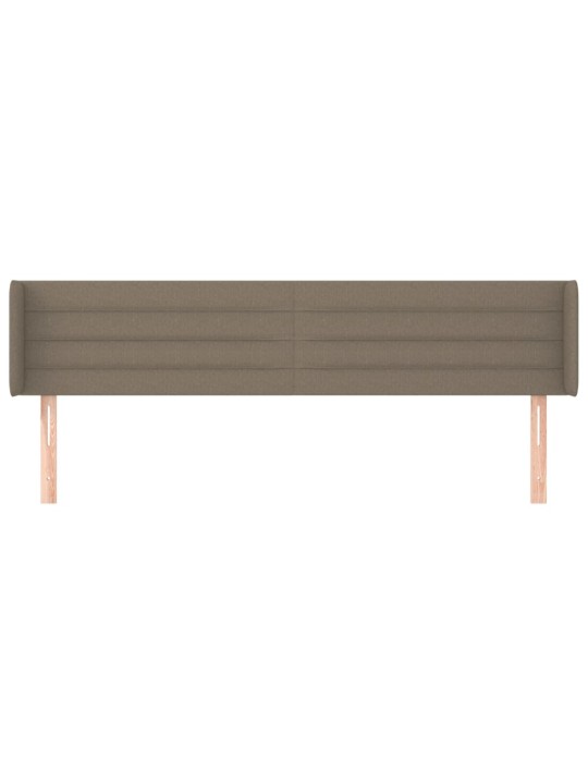 Galvūgalis su auselėmis, taupe spalvos,183x16x78/88cm, audinys