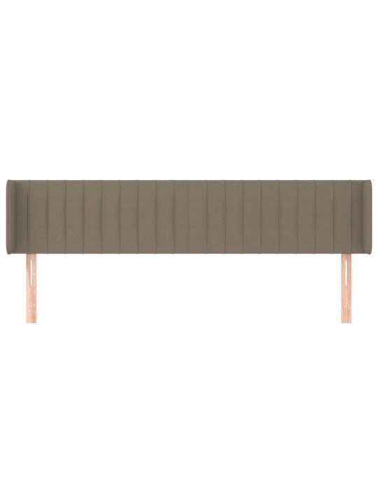 Galvūgalis su auselėmis, taupe spalvos,183x16x78/88cm, audinys