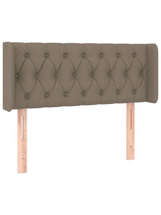 Galvūgalis su auselėmis,taupe spalvos,93x16x78/88cm, audinys