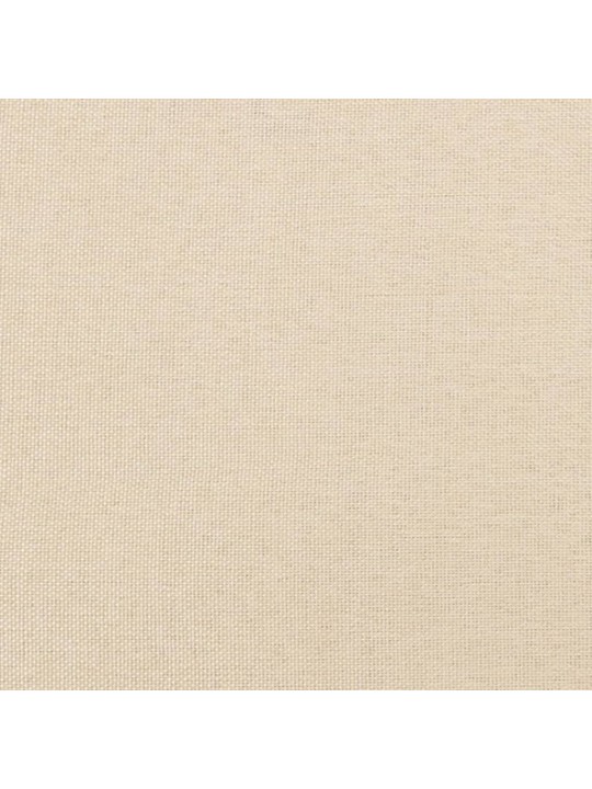 Galvūgalis su auselėmis, kreminės,147x16x78/88cm, audinys