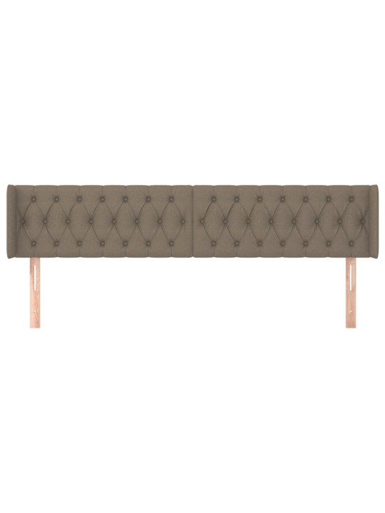 Galvūgalis su auselėmis, taupe spalvos,183x16x78/88cm, audinys