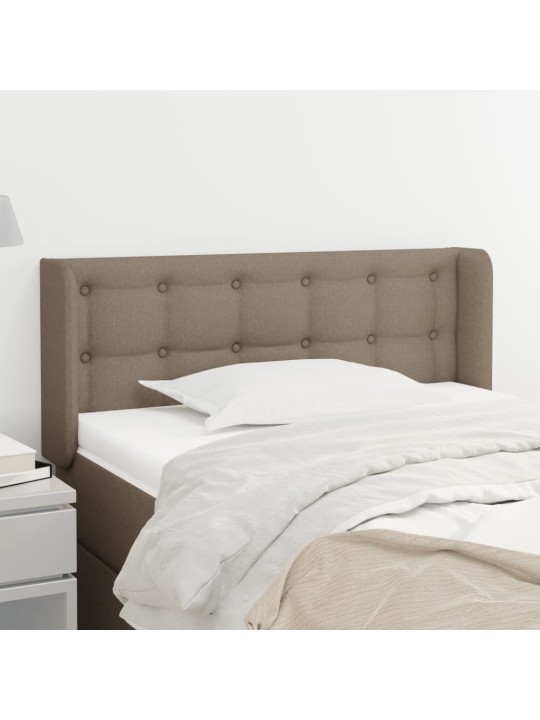 Galvūgalis su auselėmis,taupe spalvos,103x16x78/88cm, audinys