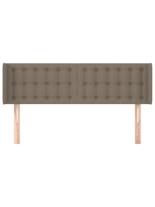 Galvūgalis su auselėmis,taupe spalvos,147x16x78/88cm, audinys