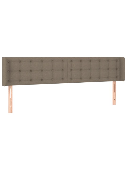 Galvūgalis su auselėmis, taupe spalvos,183x16x78/88cm, audinys