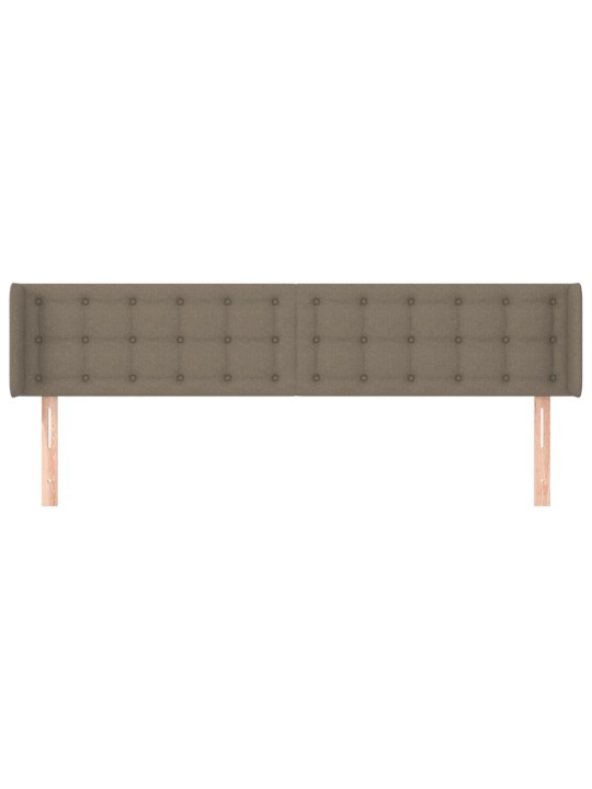 Galvūgalis su auselėmis, taupe spalvos,183x16x78/88cm, audinys
