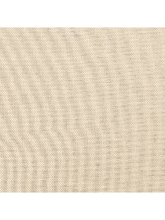 Galvūgalis su auselėmis, kreminės,183x16x78/88cm, audinys