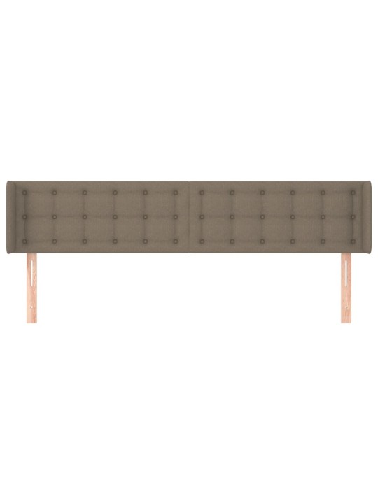 Galvūgalis su auselėmis, taupe spalvos,203x16x78/88cm, audinys